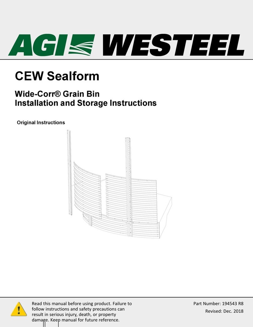 Westeel Wide-Corr CEW Sealform Installation and Storage Instructions