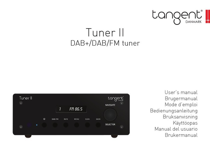 Tangent Tuner II User manual