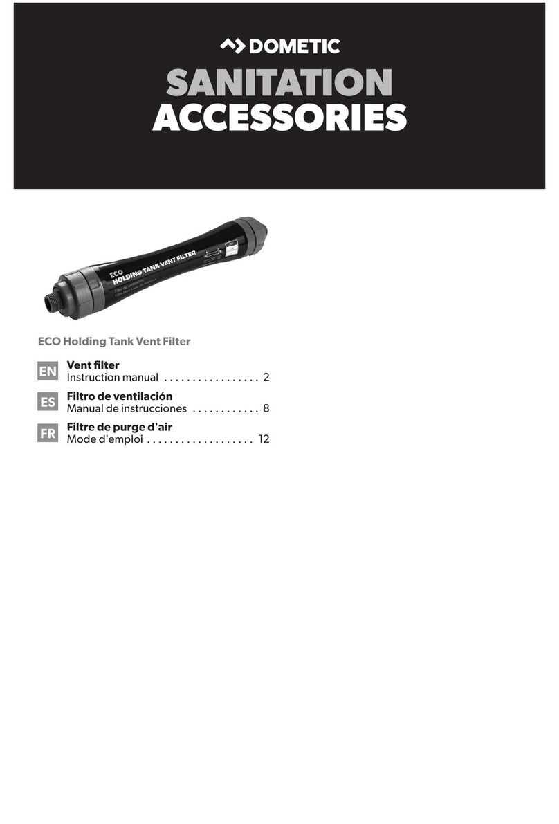 Dometic ECO Holding Tank Vent Filter User manual