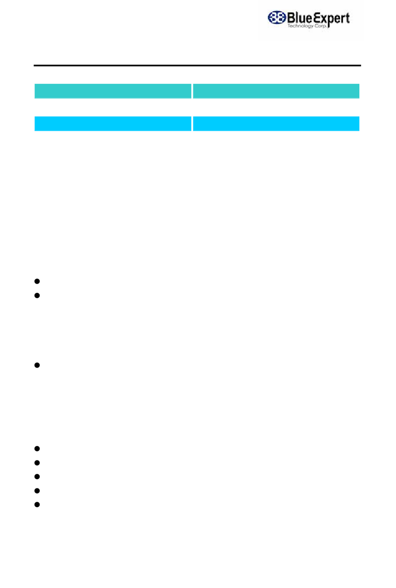 Blue Expert BED101 user manual