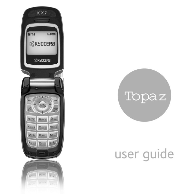 Kyocera Topaz User manual