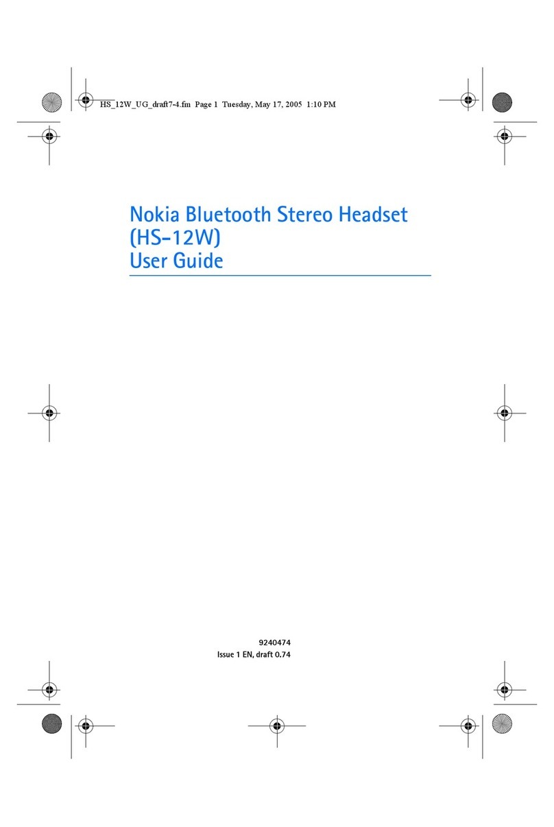Nokia HS-12W user guide