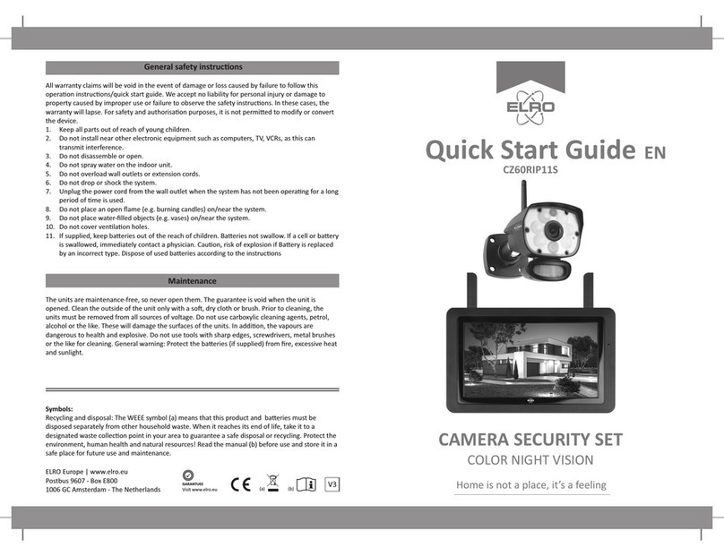 ELRO CZ60RIP11S quick start guide