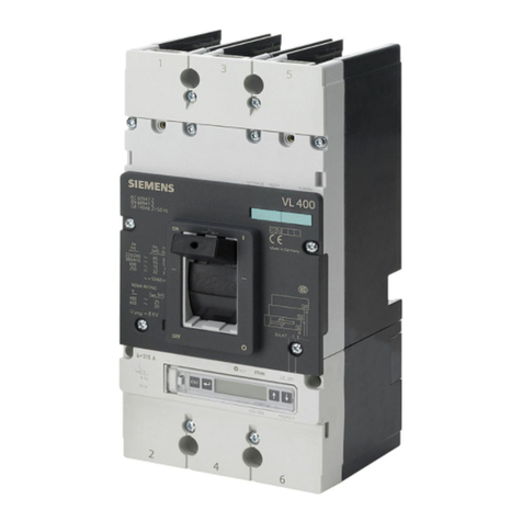 Siemens SENTRON 3VL160X System manual