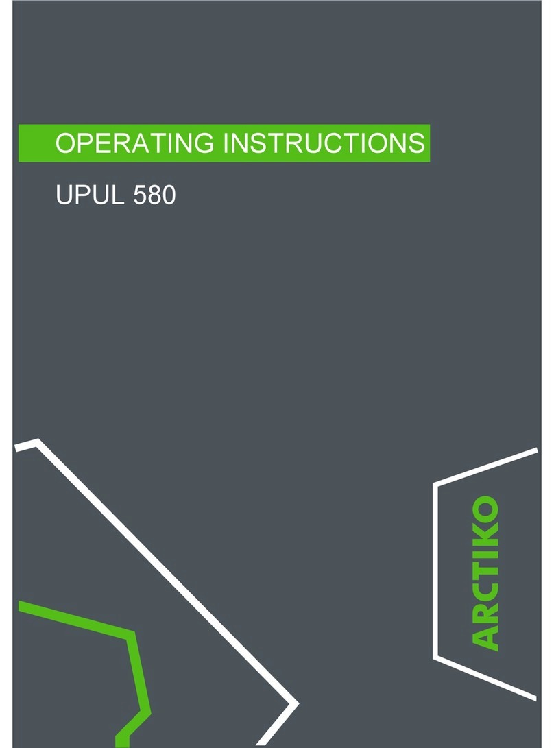 Arctiko UPUL 580 User manual
