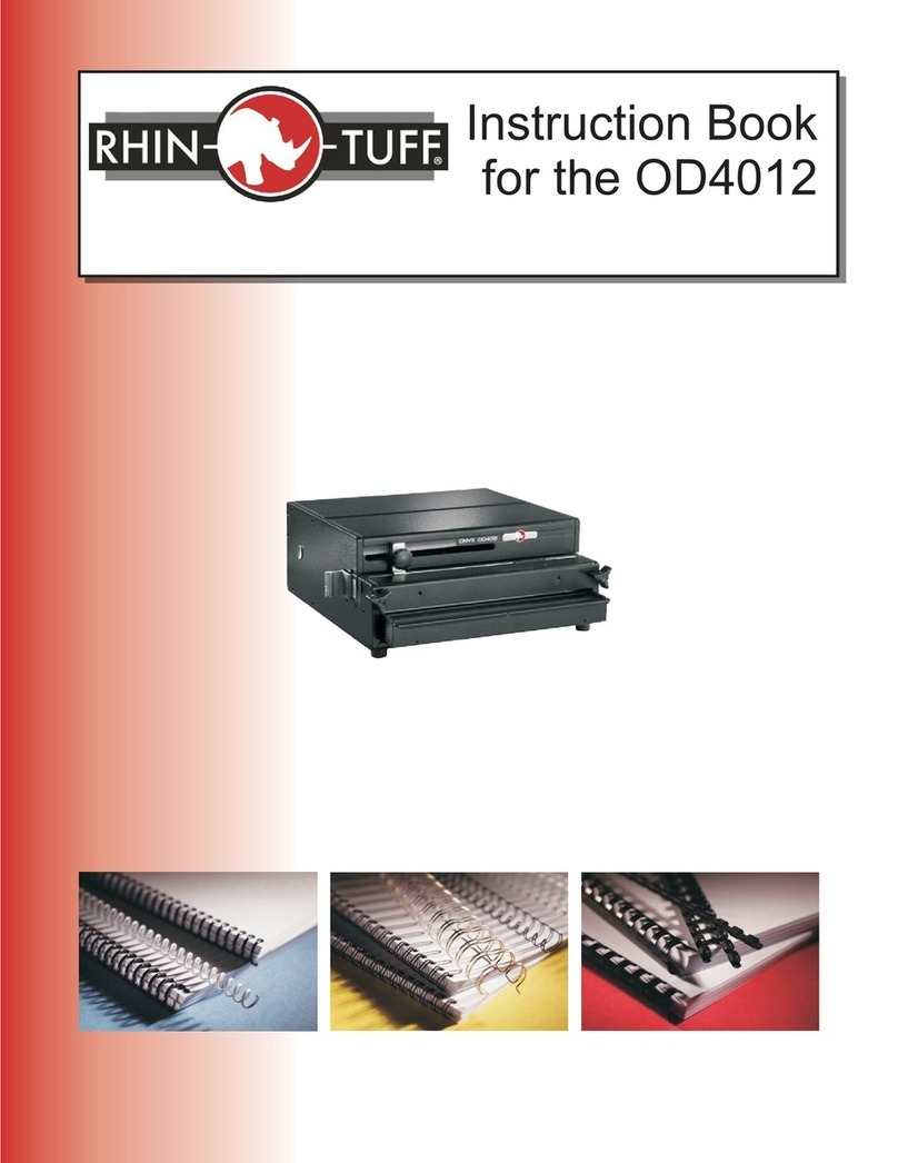 Rhin-O-Tuff OD4012 Instruction book