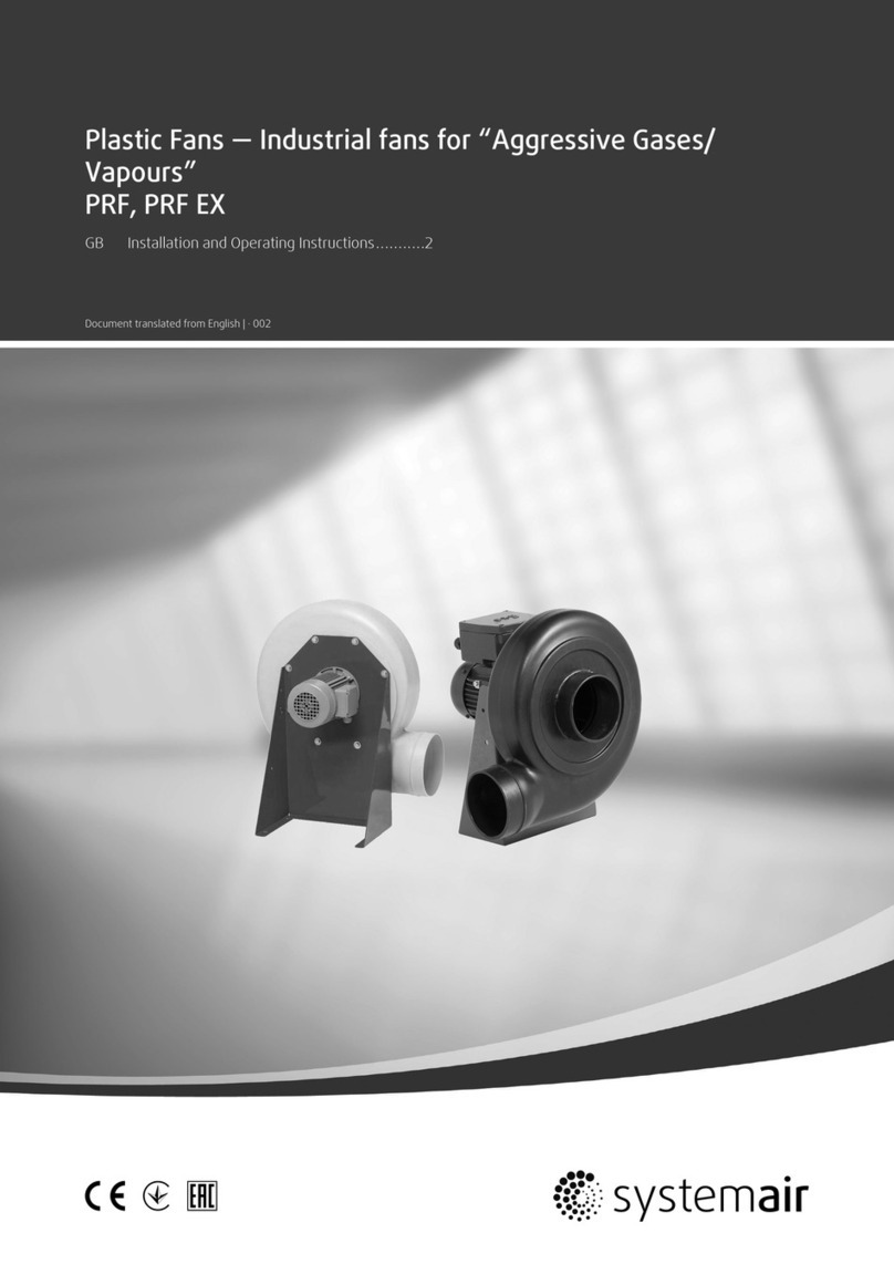 System air PRF 125 Series User manual