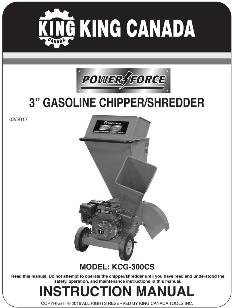 King Canada Power force KCG-300CS instruction manual