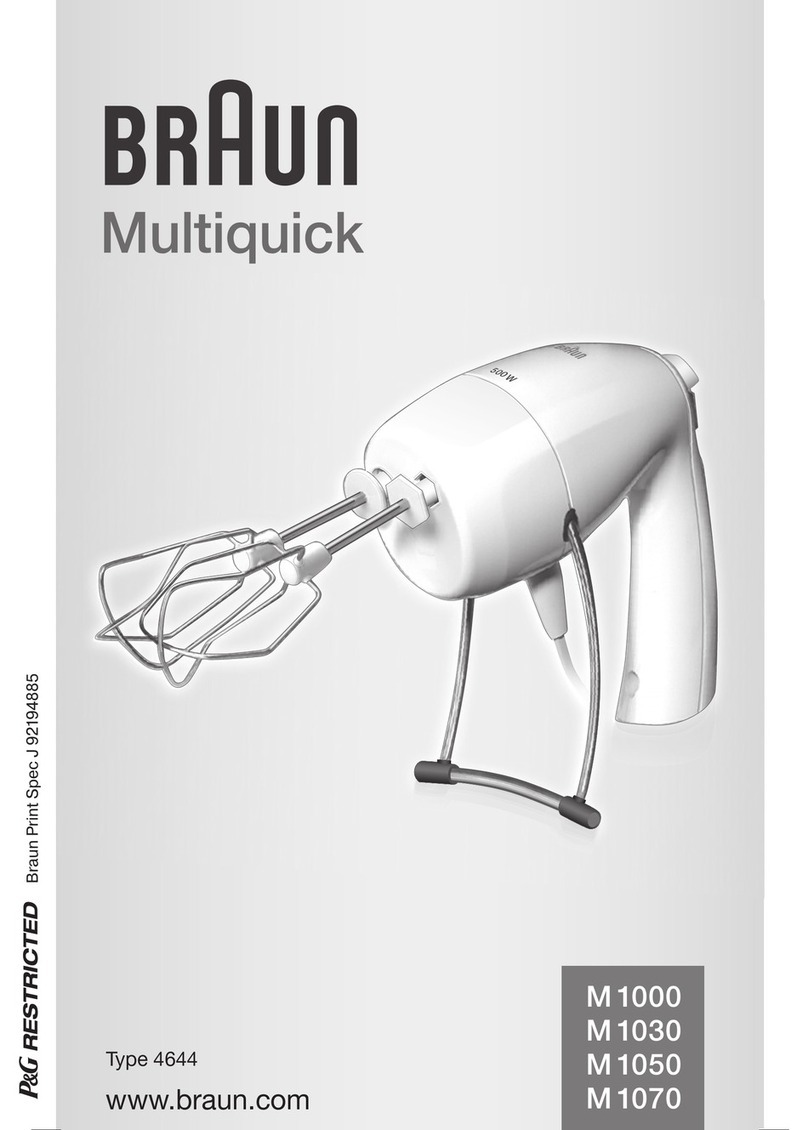 Braun Multiquick user manual