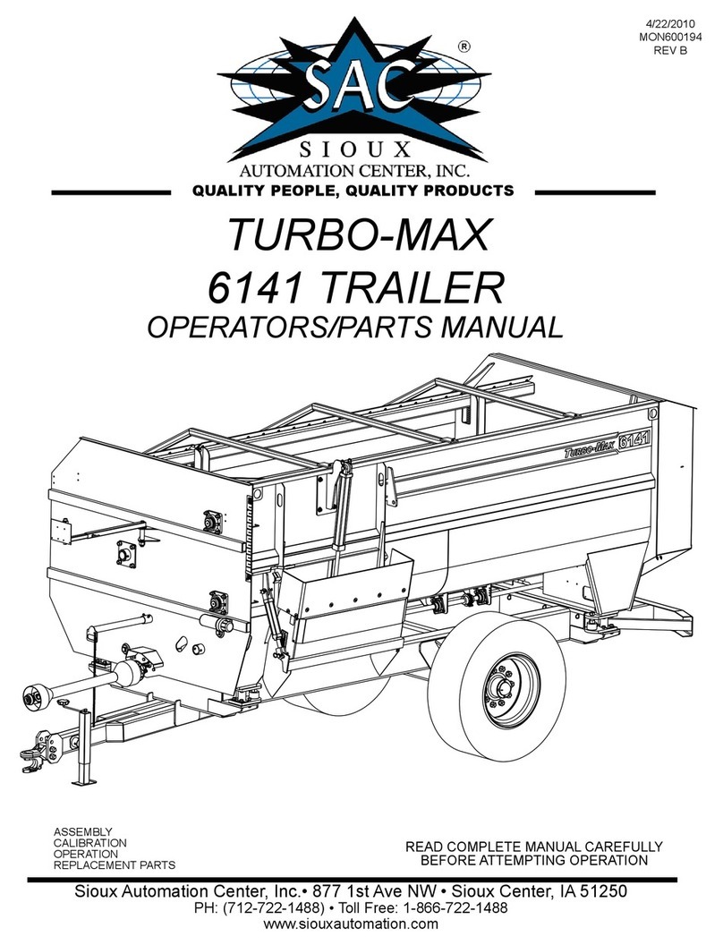 Sioux Automation Center TURBO-MAX 6141 Operator's & parts manual