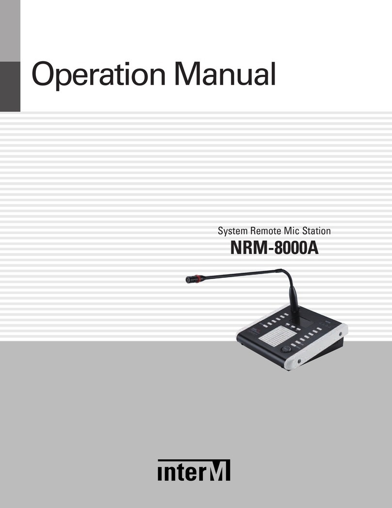 Inter-m NRM-8000A User manual Inter-m NRM-8000A User manual