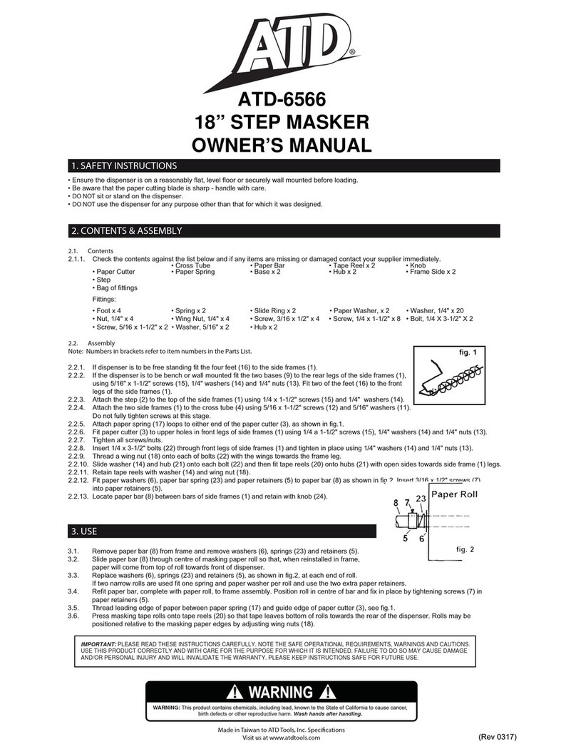 ATD Tools ATD-6566 owner's manual