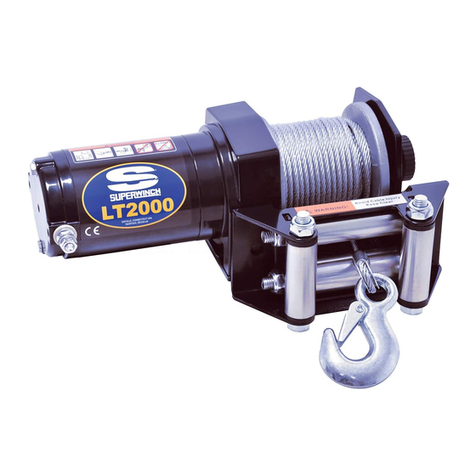 Superwinch LT2000 User manual Superwinch LT2000 User manual