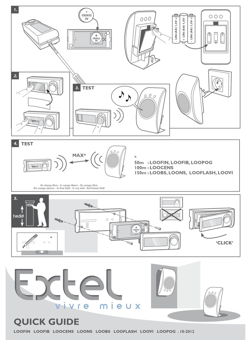 Extel LOOFIN quick guide