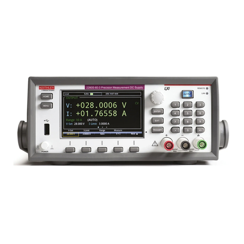 Keithley 2280 Series User manual