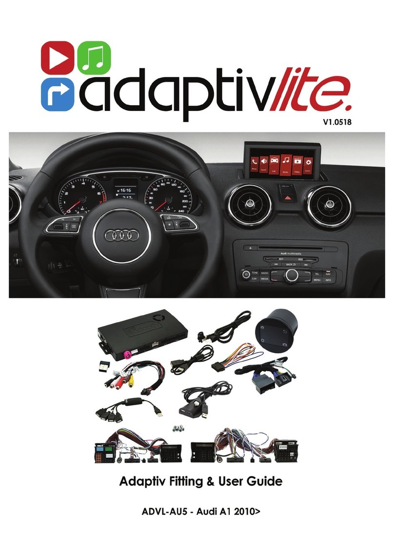 Adaptivlite ADVL-AU5 FITTING & USER GUIDE