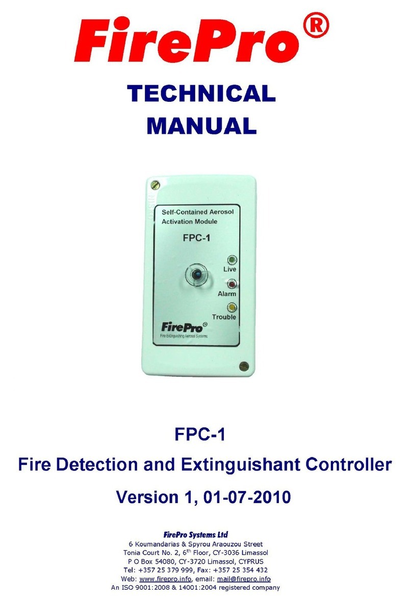 Fire Pro FPC-1 Technical manual
