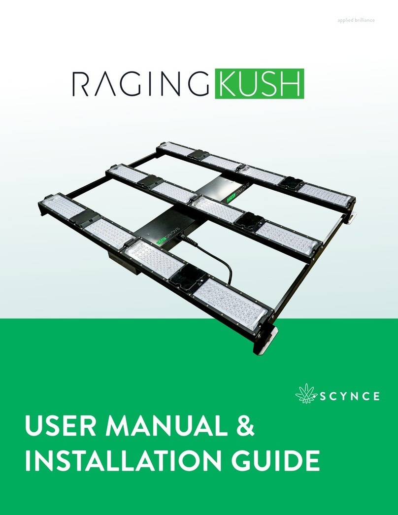Scynce Raging Kush User manual & installation guide
