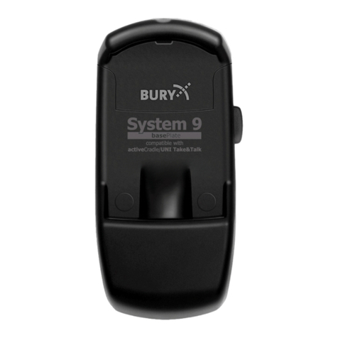 BURY S8 Cradle Universal XXL Quick user guide