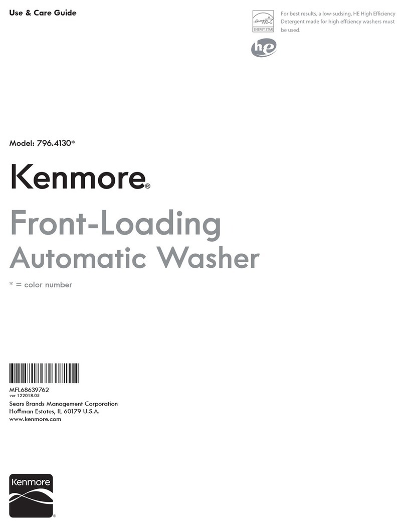 Kenmore 796.4130 Series Use & care guide