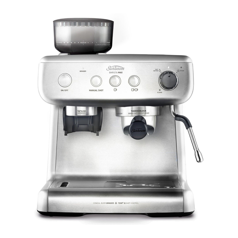 Sunbeam BARISTA MAX EM5300 user guide Sunbeam BARISTA MAX EM5300 user guide