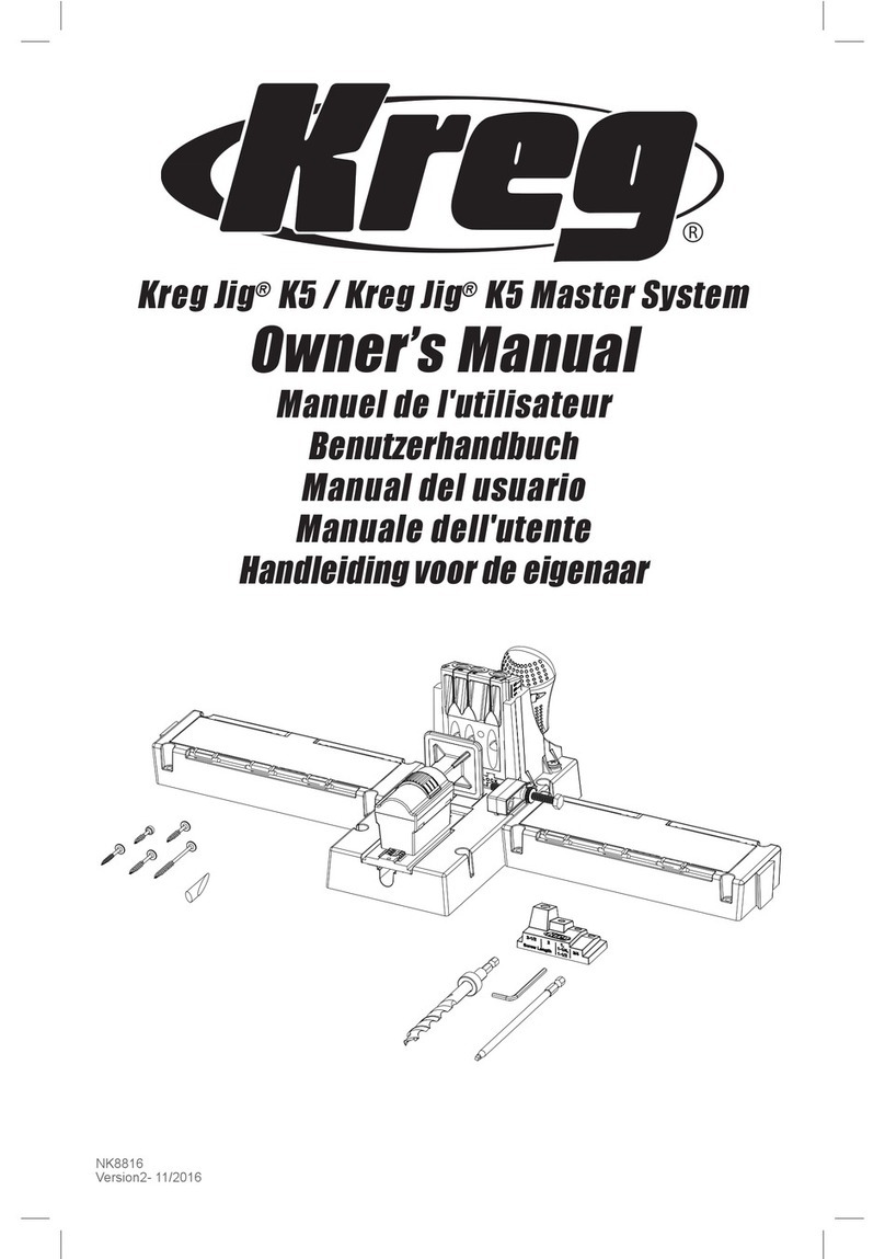 Kreg Jig K5 owner's manual