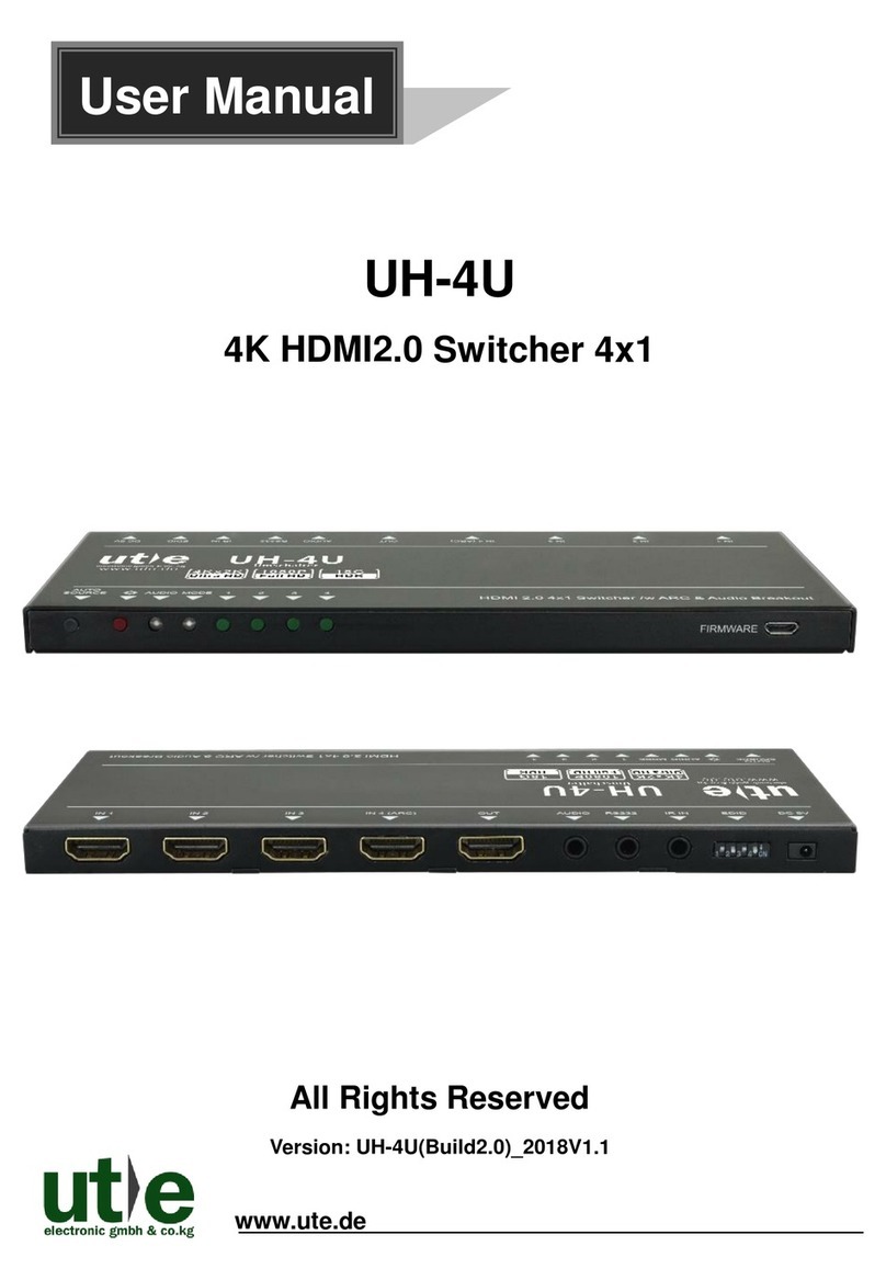 UTE UH-4U user manual
