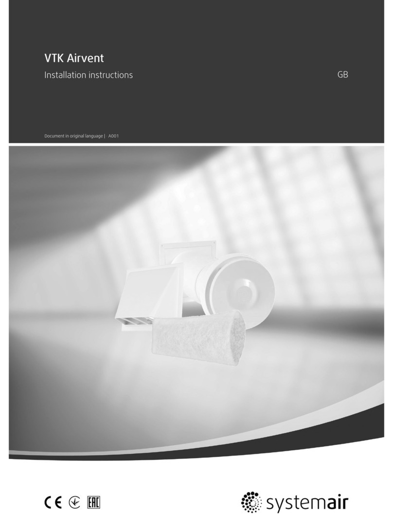 System air VTK Airvent User manual