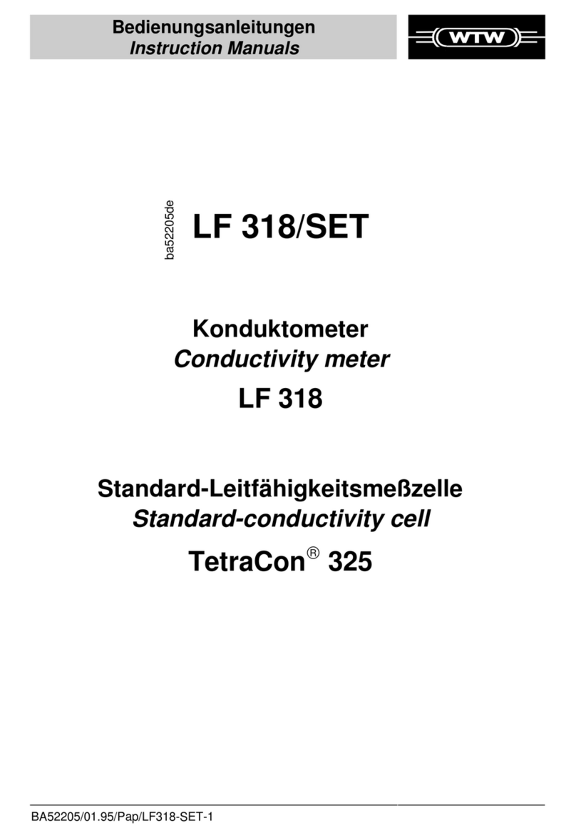 wtw LF 318/SET Instruction manuals