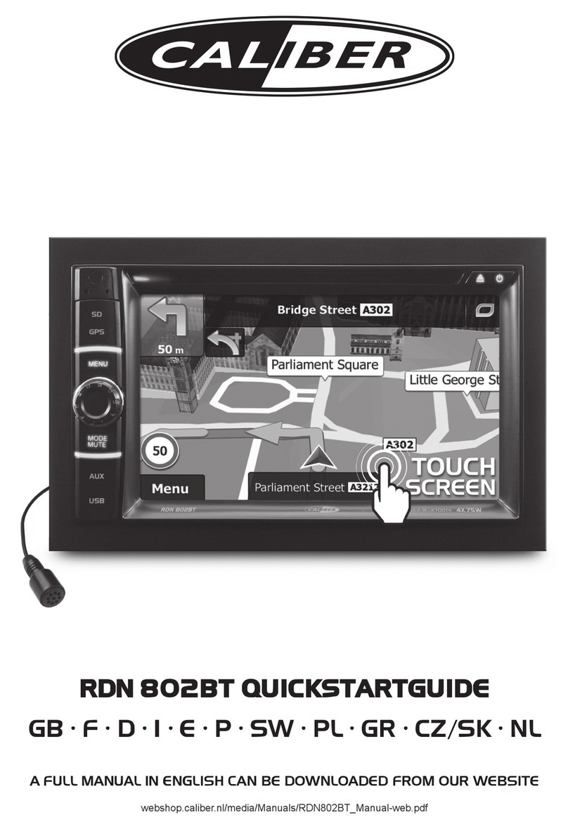 Caliber RDN 802BT User manual