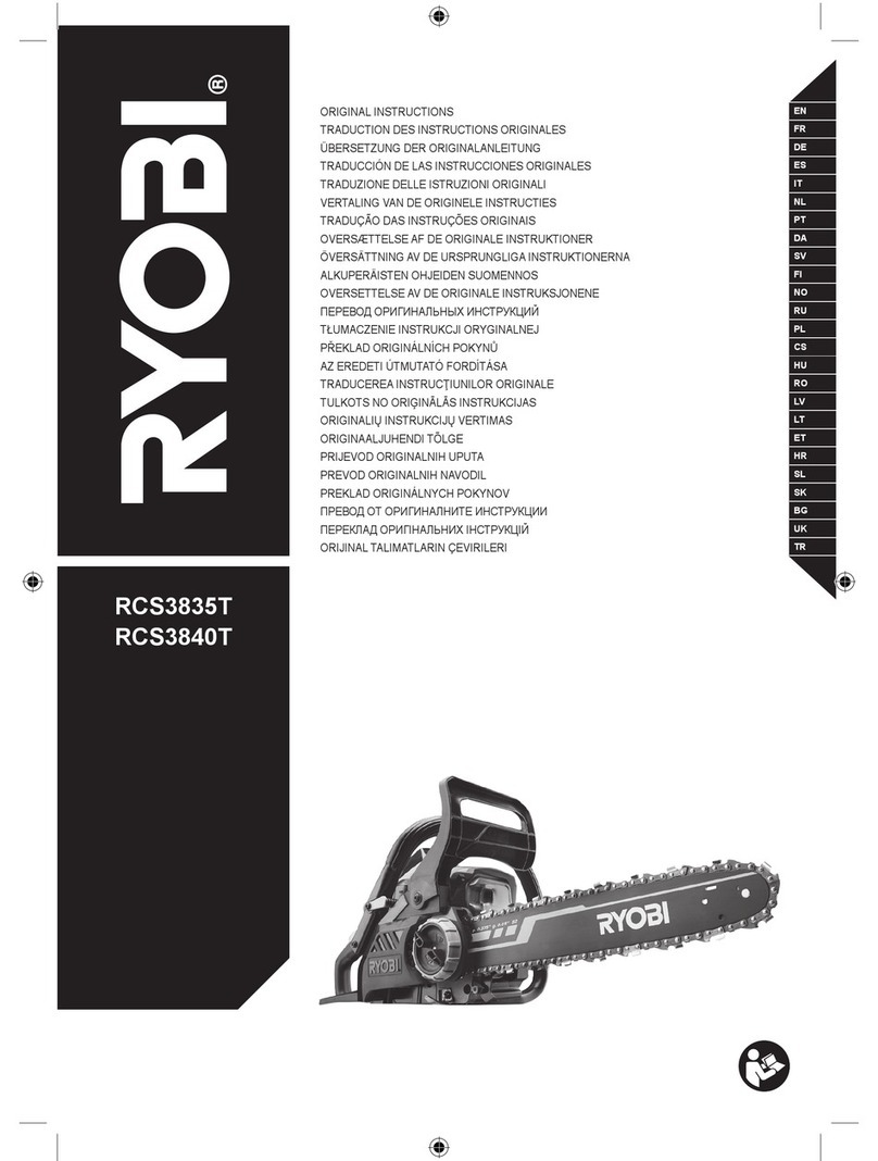 Ryobi RCS3835T User manual
