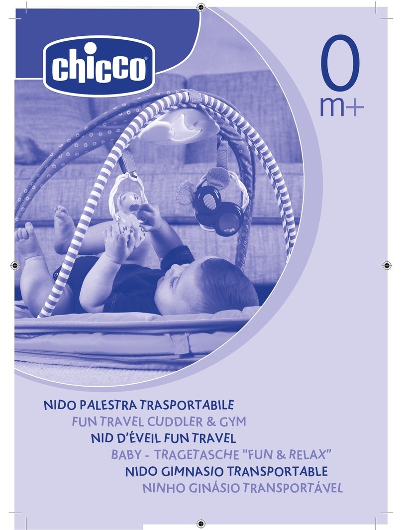 Chicco Fun Travel CUDDLER & GYM instruction manual Chicco Fun Travel CUDDLER & GYM instruction manual