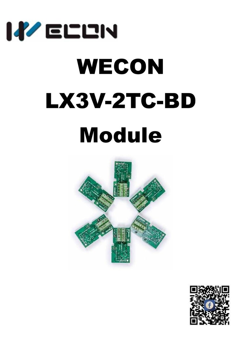 Wecon LX3V-2TC-BD User guide