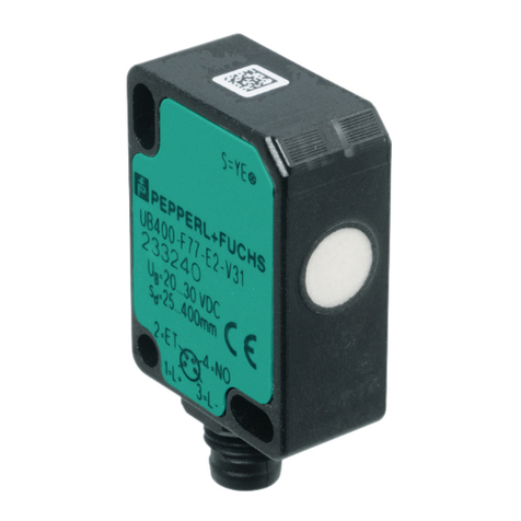 Pepperl+Fuchs UB250-F77-E2-V31 Adjustment manual