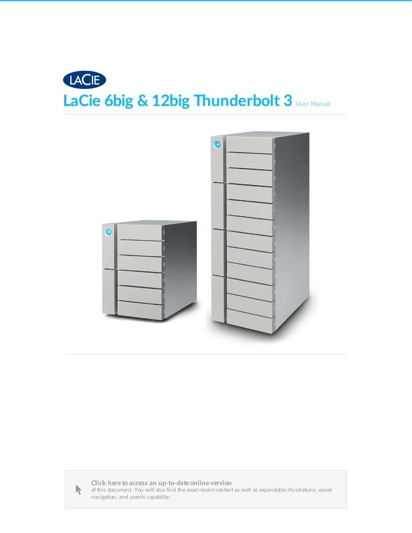 LaCie 6big Thunderbolt 3 user manual