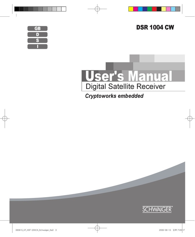 Schwaiger DSR 1004 CW User manual