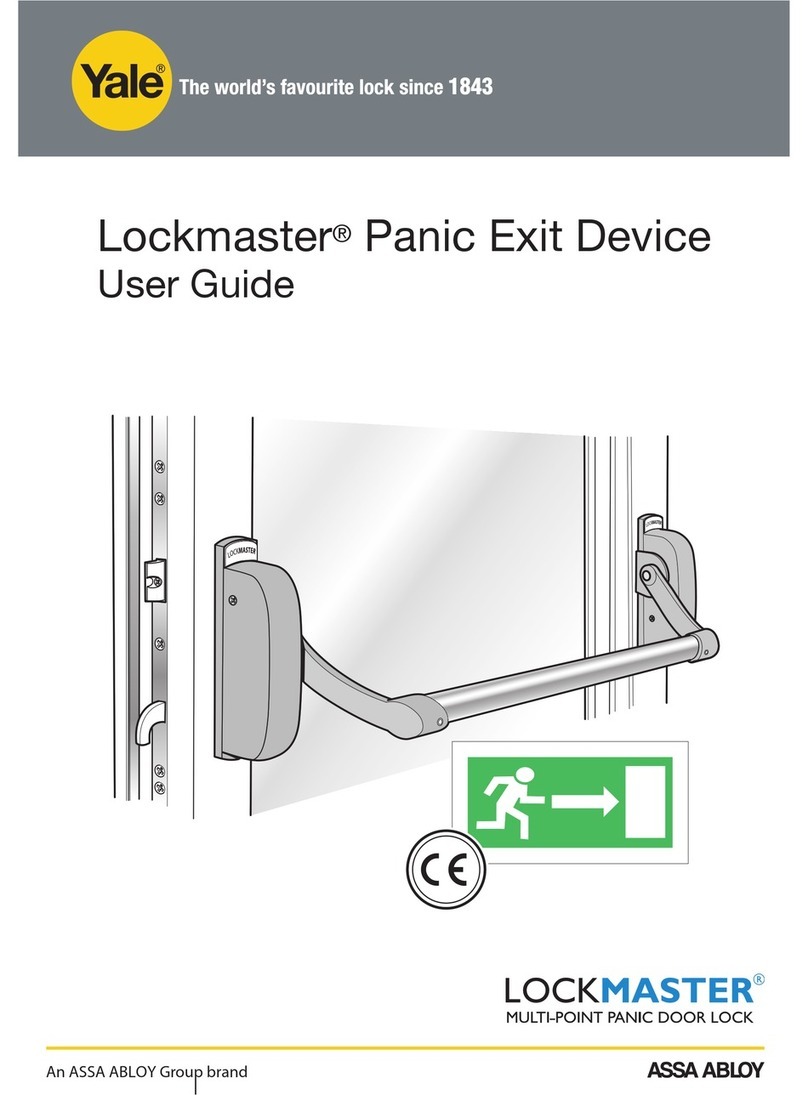 Yale Lockmaster PED1000 User manual
