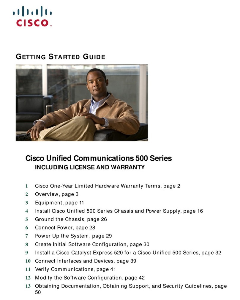 Cisco Unified 500 Series User manual