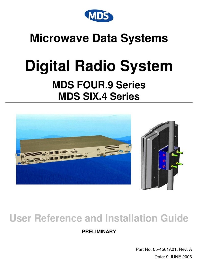 Microwave Data Systems FOUR.9 Series User Reference and Installation Guide