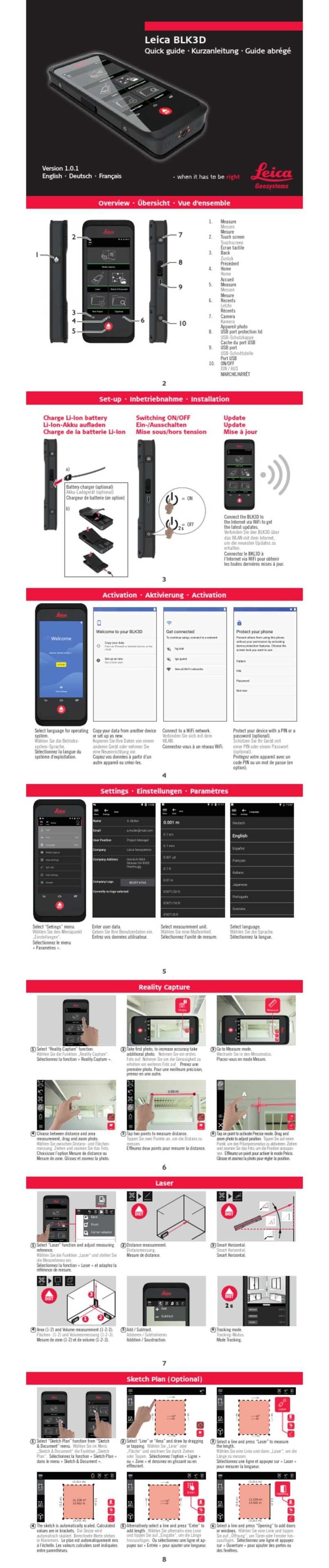 Leica BLK3D User manual Leica BLK3D User manual