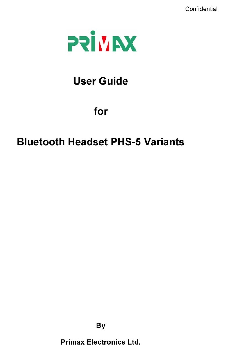 Primax PHS-5 User manual