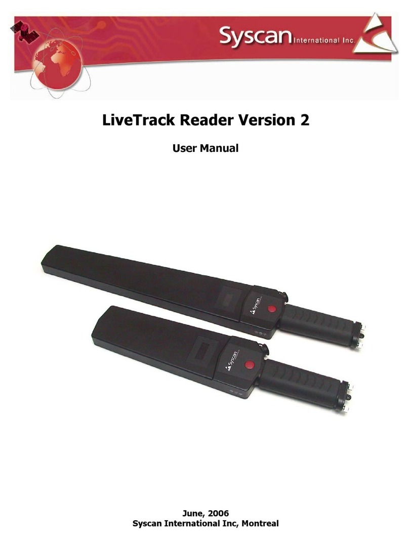 Syscan LiveTrack Reader Version 2 user manual Syscan LiveTrack Reader Version 2 user manual