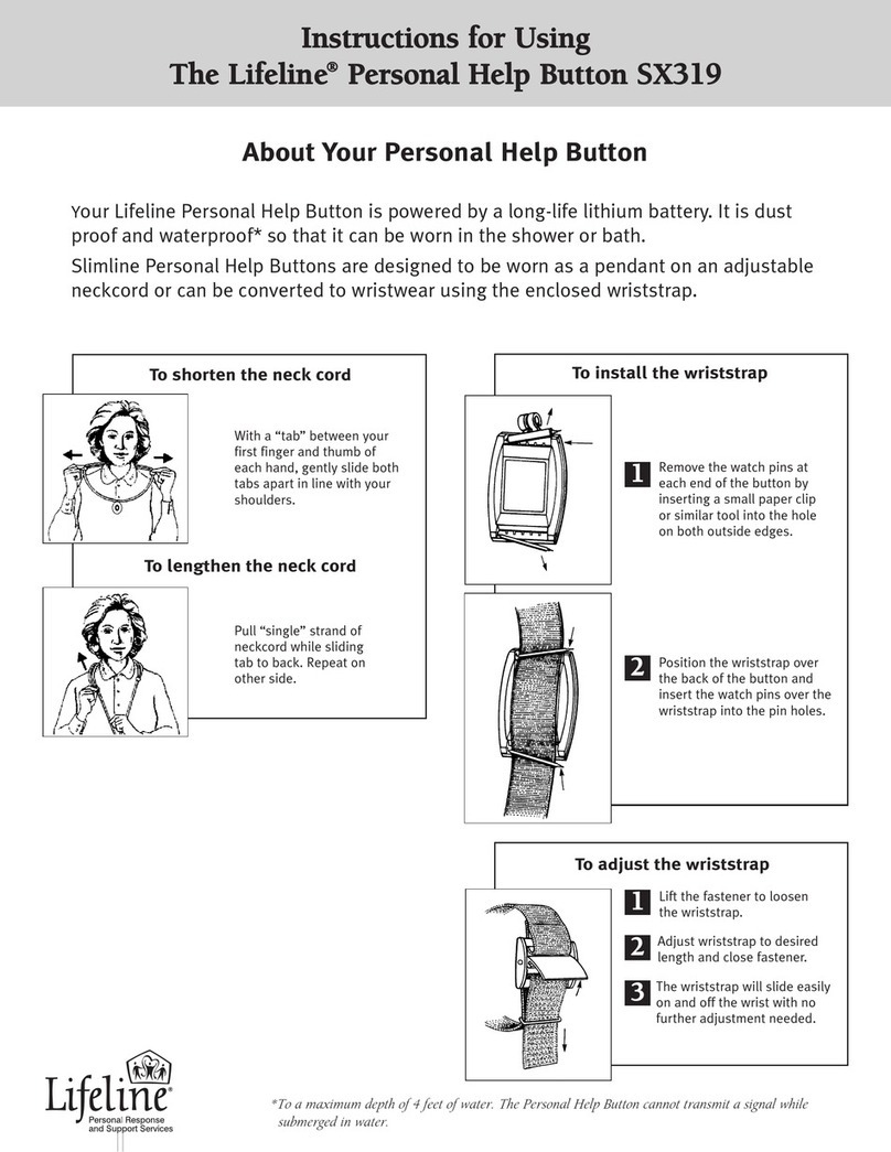 Lifeline SX319 Instructions for using
