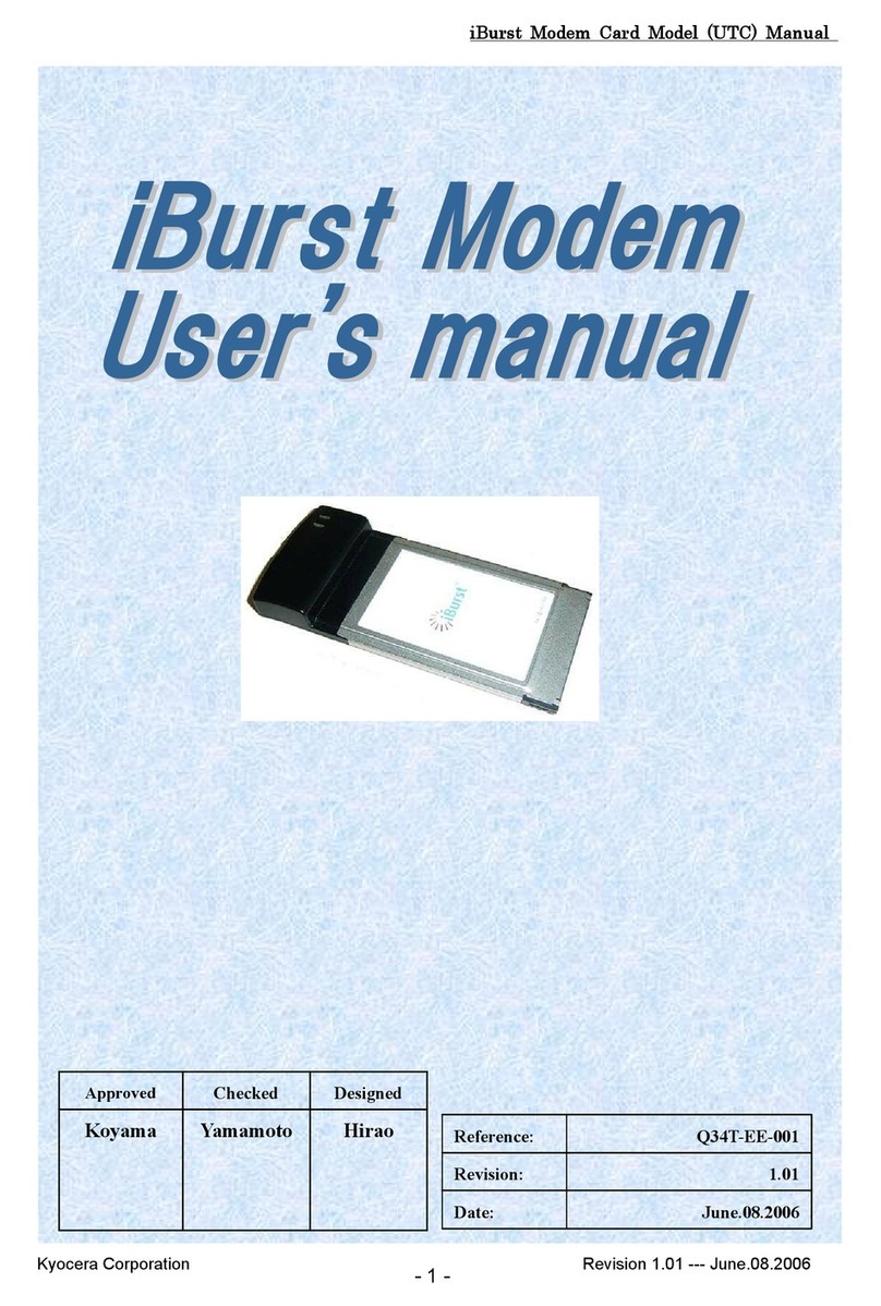 Kyocera iBurst UTC user manual