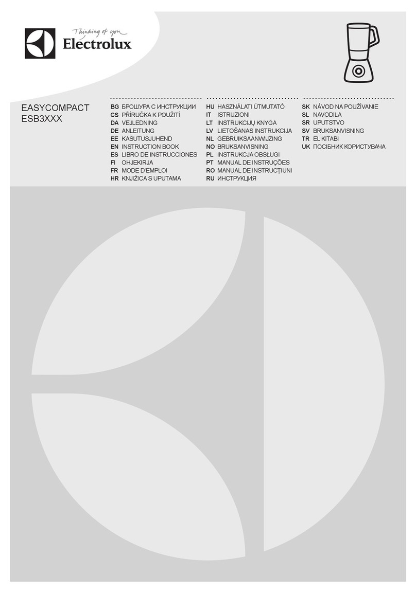 Electrolux EASYCOMPACT ESB3 series User manual