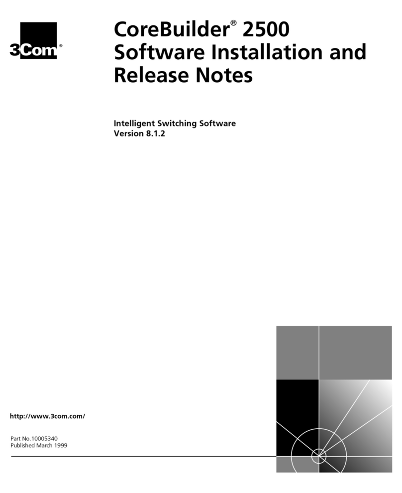3Com CoreBuilder 2500 Instruction Manual