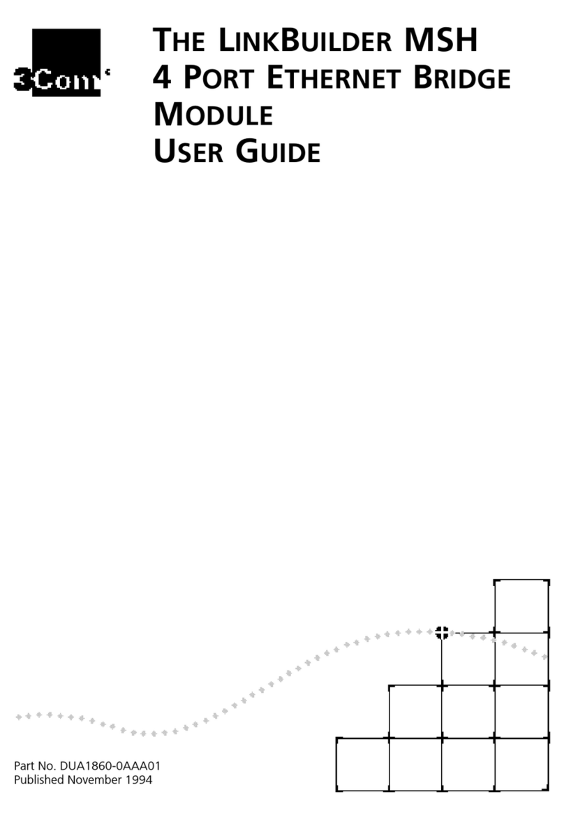 3Com LinkBuilder MSH User manual