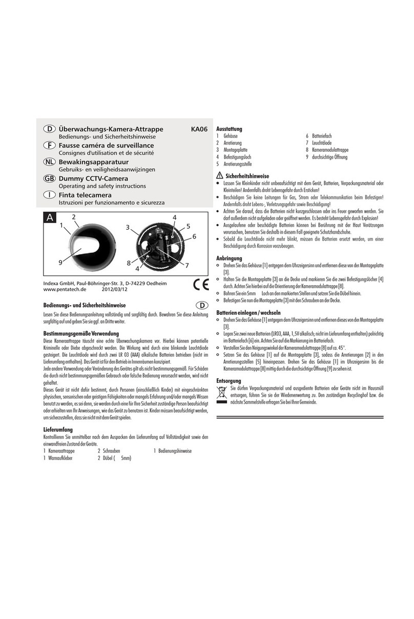 Pentatech KA06 Operating and safety instructions