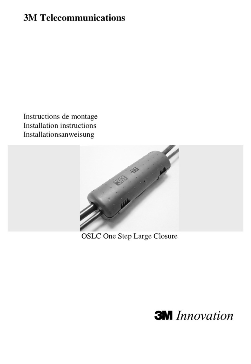 3M One Step Large Closure User manual