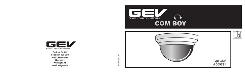 GEV Com Boy CSV User manual